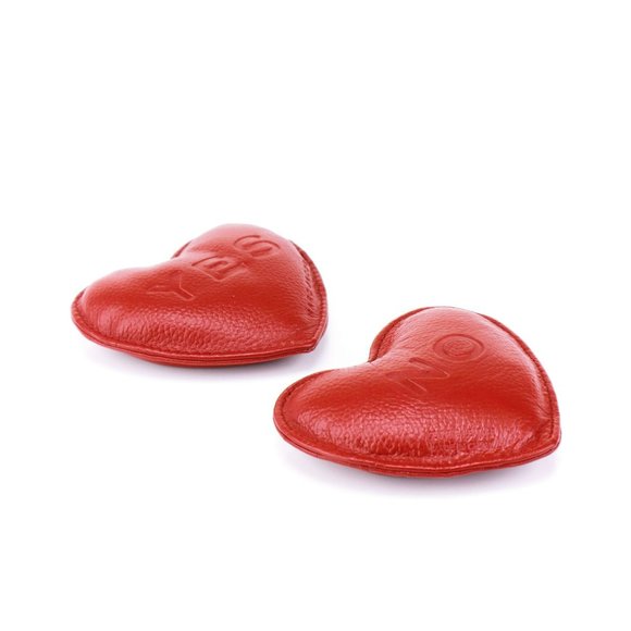 Marc by Marc Jacobs YES NO Heart Paper Weight Red COLLECTIBLE - Picture 6 of 7